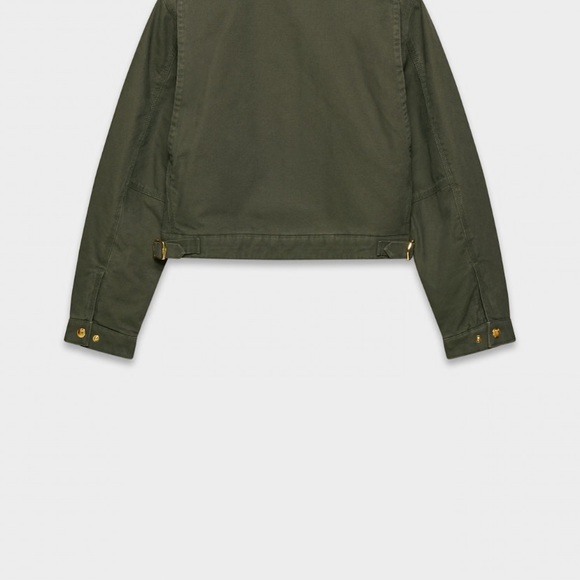 Olive Green Women's Jacket - Picture 2 of 14